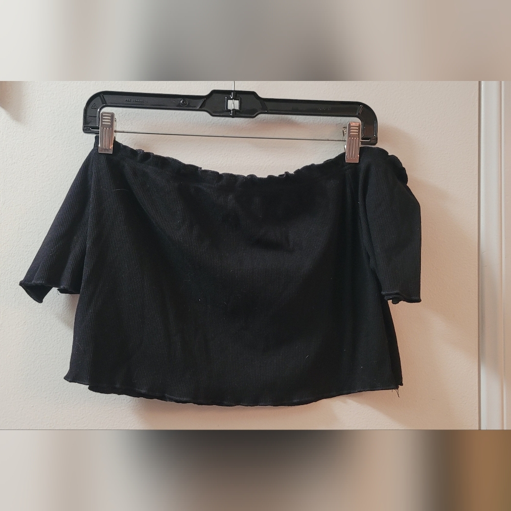 Off the shoulder crop top